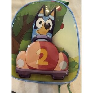 Bluey Insulated Lunch Bag Family Trip Zip Closure CLEAN School Boys Girls